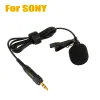 Microfoni Lavalier clip microfono da 3,5 mm Srew blocco per ricevitore sony UWPD21 D11 URX P03 P2 D21 Sistema di microfono wireless