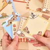 PCS/LOT CAPYBARA MEMO PAD STICKY NOTE CUTENTITERY LABEL NOTEPAD郵便局の学用