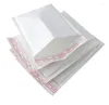 Torby do przechowywania 50pc papierowy papier papierowy biała koperta Bubble Bubble Work Pianowa kolizja poczta