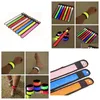 Slap & Snap Bracelets Nylon Led Sports Wrist Strap Bands Wristband Outdoor Night Light Flash Bracelet Glowing Flare Party Concert Arm Dhljs