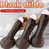 9 pouces de silicone réaliste Big Dildo avec une forte aspiration sans gobele