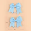 Acessórios para o cabelo 40pcs Ribbon Pigtail Bows