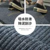 Mat de la alfombra de la alfombra de la alfombra del piso Baño no absorbente y resistente al agua resistente al agua para la puerta del hogar