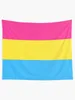 Wandteppiche Pansexuelle Pride Flag