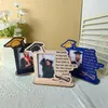 Frames gegraveerd afstudeer frame gepersonaliseerde po houten foto met bachelor hoed voor thuis