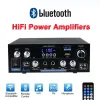 Amplificatore Home Amplificatori digitali Audio Bass Audio Power Bluetooth Amplificatore Hifi FM Auto Music Subwoofer Speakers USB SD Mic Input Ak55