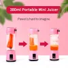 Juicers draagbare blender 6 messen USB elektrische sapmachines blender mixer mini keukenmachine persoonlijke blender vitamer vitamer