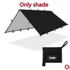 Tents And Shelters 4X 3X Awning Waterproof Tarp Tent Shade Tralight Garden Canopy Sunshade Outdoor Cam Tourist Beach Sun Shelter Drop Dhq6N