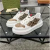 2024 Screener Sneakers Designer schoenen Gussie voor dames kristal dames trainer sneaker topmerk gestreepte mode retro vuil lederen heren hoge kwaliteit