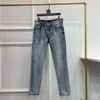 Jeans hip hop ricamato in metallo jeans estate pantaloni casual designer jeans pantaloni dritti più taglie 45 kg di pantaloni da uomo abbigliamento da uomo