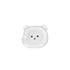 Plates 1Pcs Bear Snack Plate Able Bone Spitting Multifunctional Anti Falling -grade Fruit Dry Kitchen Supplies