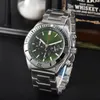 Mens Luxury Watch with High Quality Six Pin Automatic Quartz Watch Limited Edition Commemorative Full Function Watch 42mm rostfritt stål Klassiskt band Watch Mens