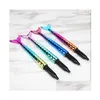 Ballpoint stylos en gros kawaii sirène colorée s 1 mm stylo mignon imitation aiguille 0,5 mm de bureau gel school étudiant fournit promotionnel c otgq4