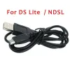 Kablar 100 st USB Data Charger Charging Power Cable Cord för DS Lite DSL NDSL för NDSI 3DS NEW XL LL NDS GBA SP