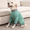 Hundkläder husdjurskläder stora hushållssterilisering avvänjning pyjamas 4 fot guld retriever/labrador bär