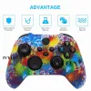 Fall Ivyueen 10 PCS Vattenöverföring Utskrift Skydd Silikonfodral för Xbox Series X S Controller Thumb Stick Caps Partihandel