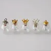 Decoratieve beeldjes 5-100 stks Mini Rainbow lege glazen wensfles met dop/kurk stopcontainers Tiny Jars Cork Decor