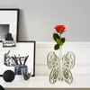 Vases Creative Butterfly Vase Home Desktop Flower Stand Jewelry Simple Decoration Wine Cabinet Soft