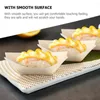 Dinnerware Sets 250 PCs Sobessert Sushi Kayak Wooden Serving bandejas de pinheiro recipiente descartável