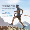 Aonijie E4201 Pliage léger pliant plitable Lock rapide Trekking Pole de randonnée Polaire Running Runching Stick Stick Fibre carbone 240410