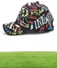 Ny sommarhandskrivningsbrev Designer Baseball Cap Snapback Hats unisex svart vit stil hatt för män kvinnor hattar9832271