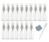 Bouteilles de rangement 20pcs10 ml fine brume à brume à l'atomiseur en verre floute rechargeable parfum