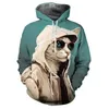 Sweatshirts Mens Jackets Moda Cool Cat Graphic 3D Colegados impressos de personalidade Funicity Pullover de outono Sorto da moda UNISSISEX VENDA DE VENDAÇÃO TOP 240412