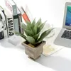 Dekorative Blumen Faux Pflanze 11 "grüne künstliche Gladiolus -Tischplattenanordnung mit Topf