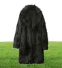 Men Warm Winter Long Coat High Quality Faux Fur Jackets Outwear Open Stitch Overcoat Homme Jacket4766304