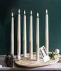 Pack of 6 Remote or not Remote Warm White Battery Taper CandlesticksTimer Christmas Window Electronic Candles For Wedding Event Y5130032