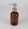Alta qualidade 28400 aço inoxidável manualmente bomba de bomba de bomba para dispensador de sabão de bancada de garrafa âmbar jar não incluir 3042926