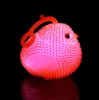 Giocattoli a led carini giocattolo da pulcino lampeggiante illuminato palla rimbalzante bambini chrsitmas regalo creativo luminoso chiken animale drop drop dropers dhv4l