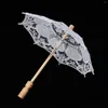 Decorative Flowers Handmade Umbrella Silk Cloth Material Unique Lace Flower Comfortable Elegance Livingroom For Home