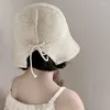 Boinas wemas algodão e linho trançados chapéus solar com cinta de correia retro coreana Big Rim SunSelfren Cap