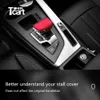 Новые замшевые аксессуары для T-Cart для Audi A4 B9 8W S4 Q7 4M Q5 FY A5 Обертывание ABS Shifter Shifter Cover Protector Frims Decor 2017 2020