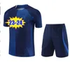 24 25 Lewandowski F. de Jong Tracksuit Soccer Jerseys Training Suit 2023 2024 2025 Pedri Gavi Korta ärmar TRACKSUITS Män barn Uniform Sweatshirt tröja