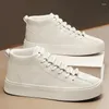 أحذية غير رسمية 2024 MEN SULCANISED SCAYENERS WITHY FLAT PROTTEM SNEAKER Zapatillas de Hombre Chaussure Homme