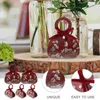 Gift Wrap 5 Pcs Chocolate European Wedding Box Candy Container Party Boxes Snack Favor For Bridesmaid Bags Case Goodie