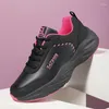 Sapatos casuais femininos tamanho grande 35-42 tênis de corrida ao ar livre Rose Purple Woman Athletic Fitness Training Sport confortável