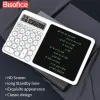 Calculators Desktop Calculator Digital Calculator Writing Tablet Time Function LCD Display with Erasable Handwriting Notepad BasicCalculator