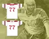 Custom Any Nom Number Mens Youth / Kids Marion Motley 77 Canton McKinley High School Pups White Football Jersey 1 Top cousé S-6XL