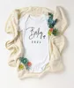 Baby Coming قريبًا 2021 Oneie Print Prategancy Edrenancy Prognancy Budysuit Confluction تكشف عن ملابس الأطفال الصغيرة