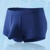 Underpants homens boxer cuida de altos elásticos de elefante elástico masculino