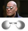 Clip On Nose Glasses Round Rimless Matrix Morpheus Sunglasses Mini Frameless Vintage Men Eyeglasses UV4006158709