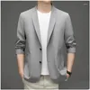 Mens Suits Blazers E1702-Mens Casual Summer Summer Terno de casaco solto Drop Datur Fornet Apparel Roupas Otirh