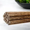 Pałeczka kuchenna Wenge Wenge Wood Noodles Pot Plack Smażone narzędzia Domowe Wydłużanie 3Pair/Lot