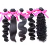 Vente brésilienne Vierge Coiffure Body Wave Silky Silky Indien indien malaisien Péruvien Extensions Mink Deep Curly Remy Human Hair Bundles Greatremy