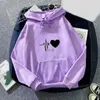 Sweatshirts Erkek Ceketler Kalp Aşk Hoodies Erkek Kadın Moda Hoodie Aşıklar Çift Sweatshirts Erkek Giyim Külotları Kadın Teri Kapşonlu 240412