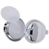 Bouteilles de rangement Blanc White Plastic Relustick Container Base avec miroir de brosse à lèvres ronde vide mignon cosmétique pour le masque anti-cernes