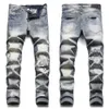 Jeans Amirir Jeans Jeans Man Jeans Mulheres Jeans Europeu Jean Hombre Mens calça Bordado Bordado de Motoria Ripped para Trend Cotton Fashion Jeans Purple Brand Brand